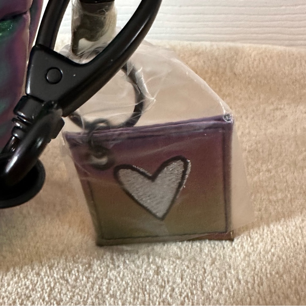 Iridescent Quilted Crossbody Bag in Rainbow - Picture 4 of 10